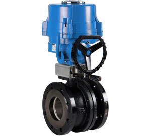 2 pieces full bore ball valve - flanged ends