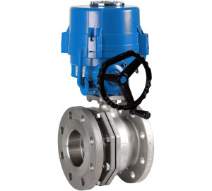 2 pieces full bore ball valve - flanged ends