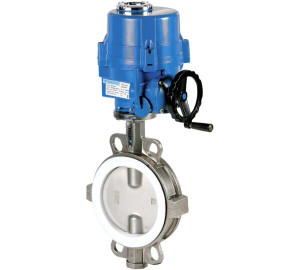 Stainless steel butterfly valve wafer type