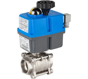 3 pieces full bore ball valve