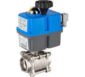 3 pieces full bore ball valve