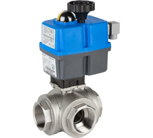 “L” or “T” 3 ways reduced bore ball valve