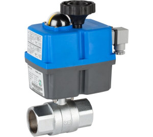 2 pieces full bore ball valve
