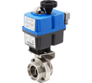 Butterfly valve threaded ends