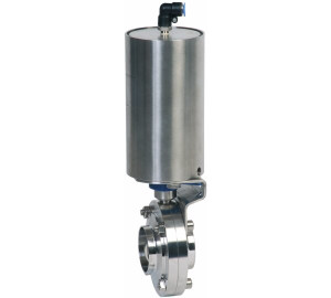 Butterfly valve end welded/welded