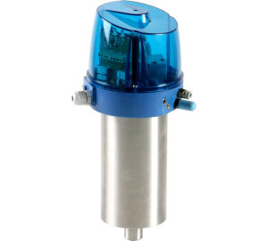 Microswitch end stop with spring return actuator