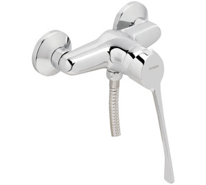 Medical single lever shower mixer Chromed