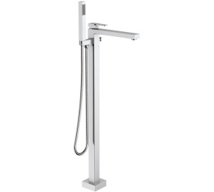 Kenjo Floor single lever mixer for bath Chromed