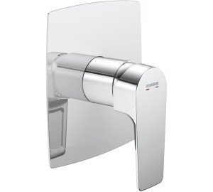 1-way built-in single lever shower mixer Chromed Koral