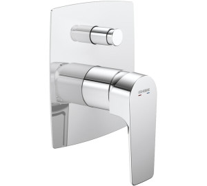 2 way built-in single lever shower mixer Chromed Koral