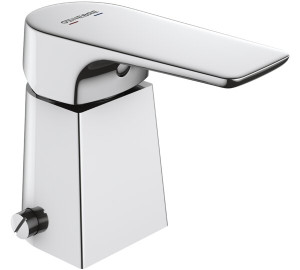 Single lever bidet mixer with diverter Chromed Koral