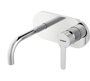 Built-in wash-basin mixer 16 cm spout Chromed Oslo