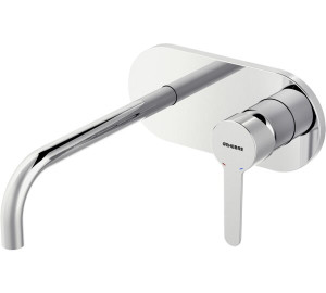 Built-in wash-basin mixer 22 cm spout Chromed Oslo