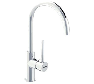 Single lever wash-basin tap cold start Chromed Tau