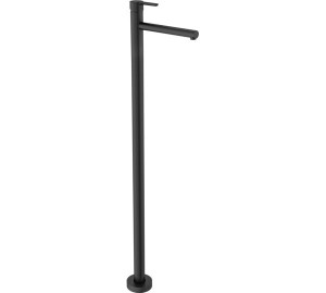 Floor single lever mixer for basin Black Oslo Black