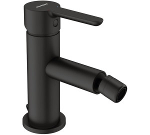 Single lever bidet mixer Black Oslo Black