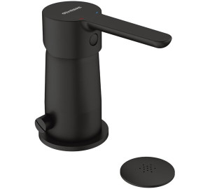Single lever bidet mixer with diverter Oslo Black