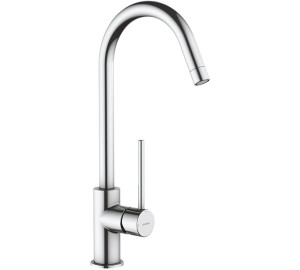 TAU Single lever sink mixer 25 cartridge cold start Chromed