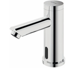 Sensor basin one water tap with battery  Chromed