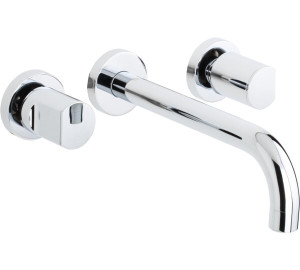 Built-in wash-basin with 22 cm pipe spout Chromed Kalo