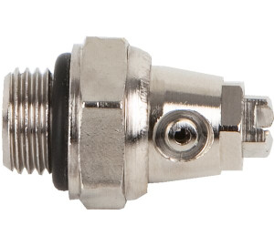 Orientable manual air vent