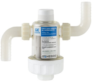 "GE- Clean" filter for condensing boilers