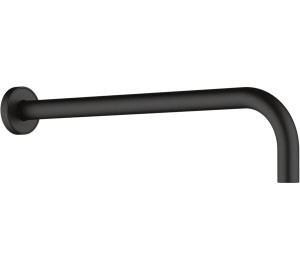 Black round wall arm 35 cm Oslo Black