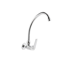 One-water wall sink tap high spout 25 cartridge