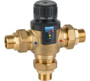 Thermostatic Mixing valve with interchangeable cartridge