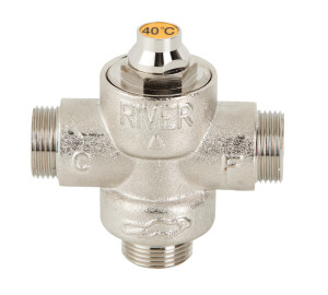 Divert thermostatic valve