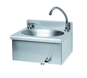 Stainless steel wall munted wash basin
