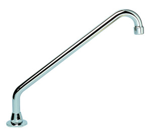 Sloping tube spout