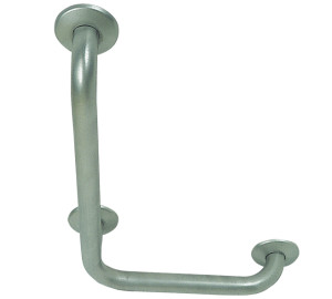 Fixed 90º angle right bar for wc, bidet and washbasin