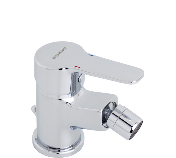 Single lever bidet mixer Chromed Basik