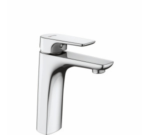 Medium height single lever wash-basin mixer Chromed Koral