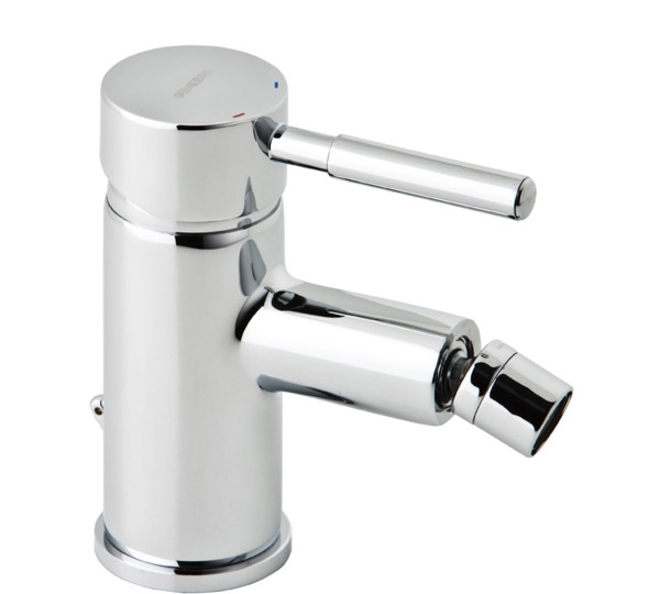 Single lever bidet mixer Chromed Tau
