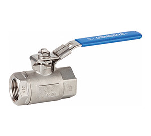 2 pcs standard bore ball valve