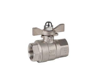 2 pcs full bore ball valve F-F