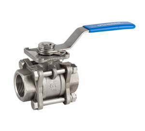 3 pcs full bore ball valve