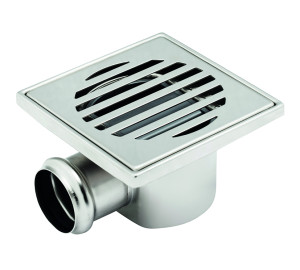 15x15 stainless steel siphonic trap drain