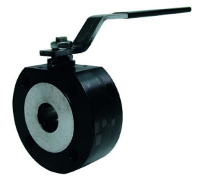 Wafer type. 1 pc full bore ball valve mounting between flanges PN 16