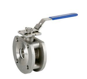 Wafer type. 1 pc full bore ball valve mounting between flanges PN 16