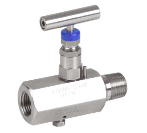 Needle valve – 6000 lbs with vent port NPT thread