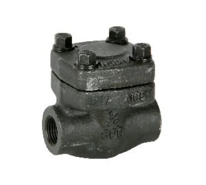 Check valve class 800. Piston type. NPT thread ends