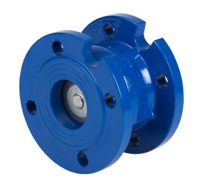 Disk check valve with flanges DIN PN 16