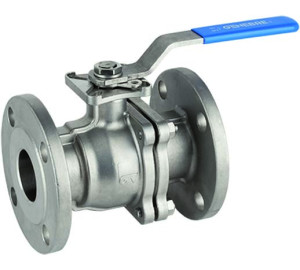 “V” control ball valve, 2 pieces flanges ends ANSI S-150