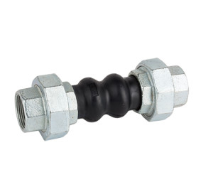 Rubber expansion joint-double wave - NPT thread
