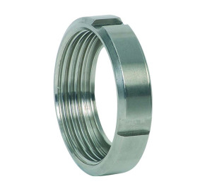 Threaded ring for welded connector