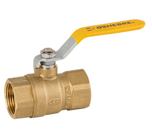 Ball valve (yellow handle)
