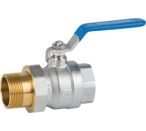Ball valve with 2 pieces connector